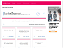 Tablet Screenshot of liebe-ist.net